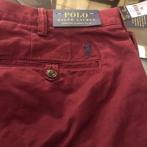 Polo Ralph Lauren wine shorts